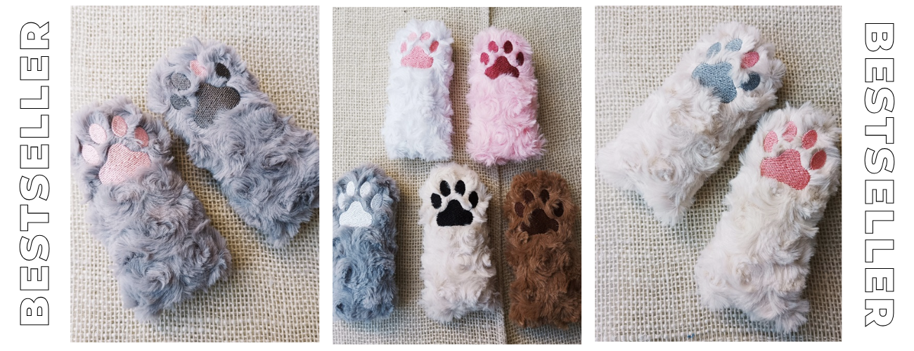 zabawki dla kota łapki handmade