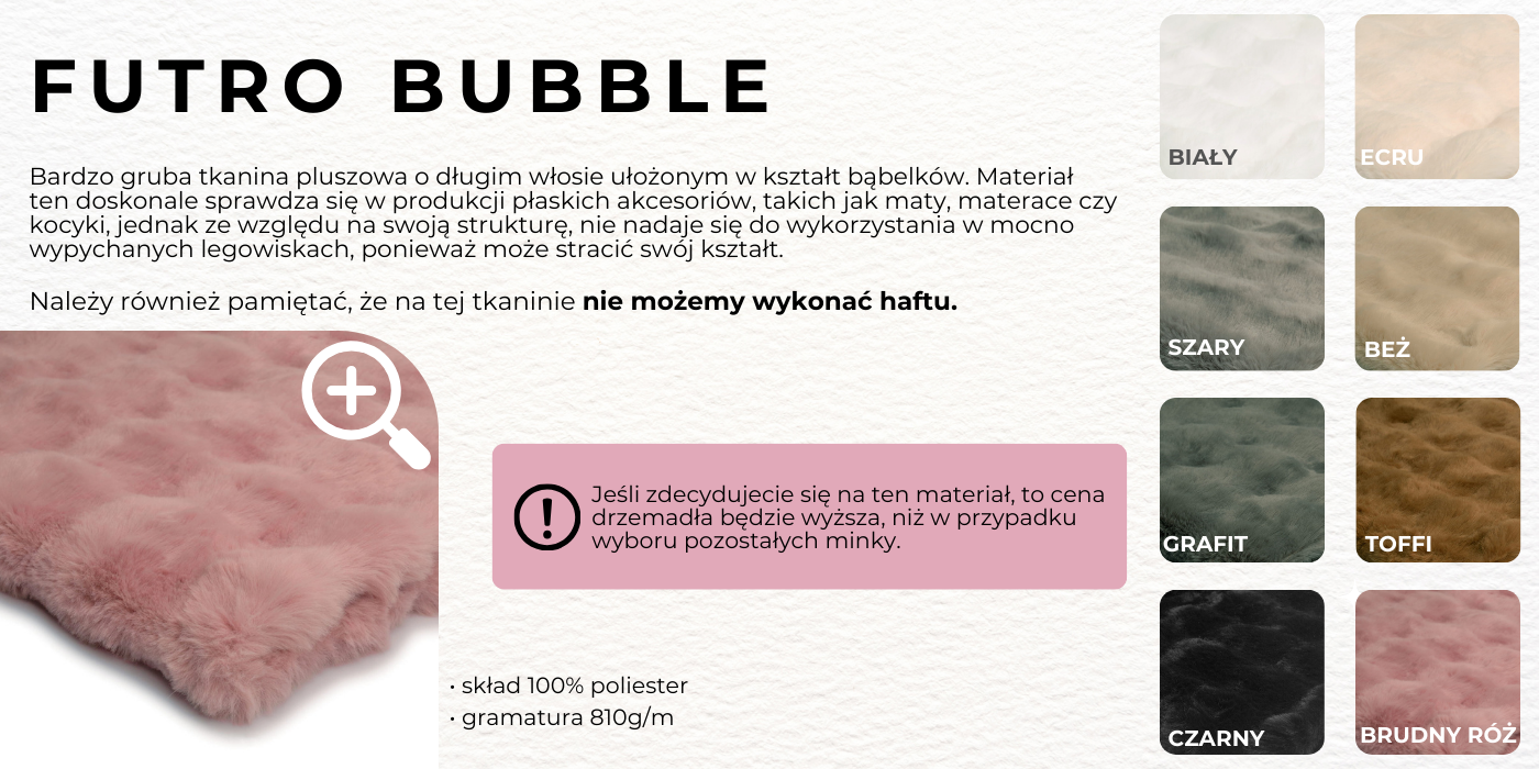 katalog minky futro bubble