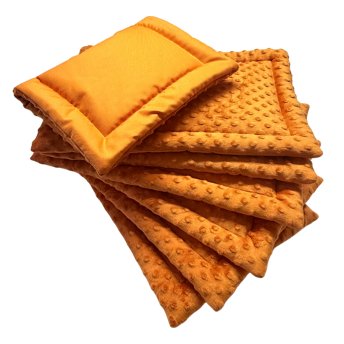 84 Materacyk 45x30cm pomarańczki WODOODPORNY SPÓD